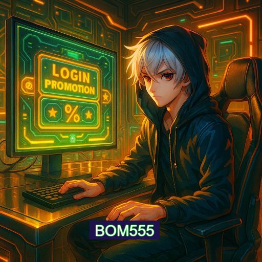 Imagem promocional do app oficial BOM555 destacando a conveniência de jogar cassino online pelo celular ou navegador